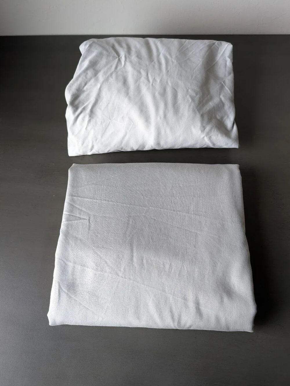 Threshold Target Gray Cotton Fitted & Flat Sheet Queen Size